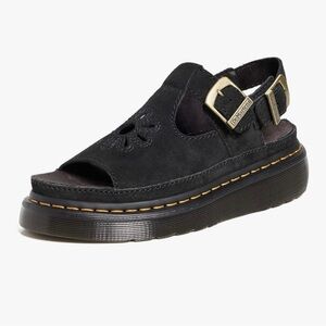 Dr. Martens Black Dunnet Flower Sandal
